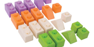 Bigjigs Baby Dřevěné Spojkostky Basic set