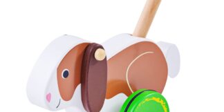 Bigjigs Baby Dřevěný jezdík Králíček