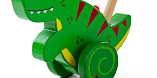 Bigjigs Baby Dřevěný jezdík T. rex