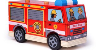 Bigjigs Baby Nasazování hasiči