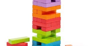 Bigjigs Toys Barevná Vratká věž