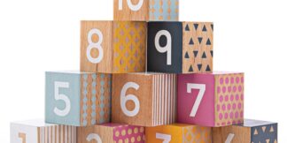 Bigjigs Toys Didaktické kostky čísla