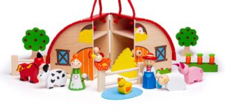 Bigjigs Toys Farma v kufříku