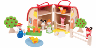 Bigjigs Toys Farma v kufříku - poškozený obal