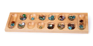 Bigjigs Toys Hra s kamínky Mankala