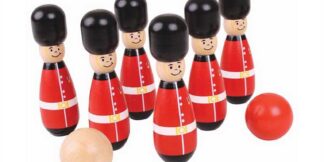 Bigjigs Toys Kuželky angličtí gardisti