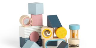 Bigjigs Toys Senzorické kostky