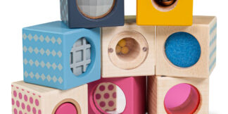 Bigjigs Toys Smyslové kostky