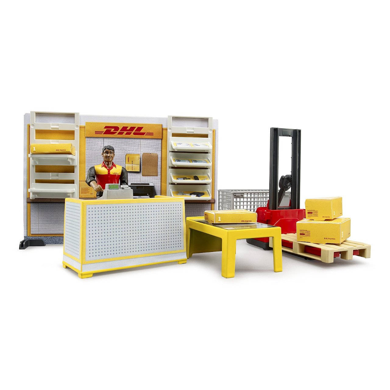 Bruder BWORLD Zásilkovna DHL s příslušenstvím - Obrázek 2