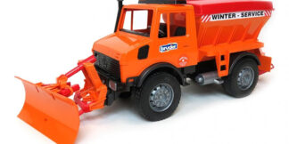 Bruder Mercedes Benz UNIMOG Sypač s radlicí