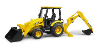 Bruder Traktor JCB MIDI čelní nakladač s bagrem