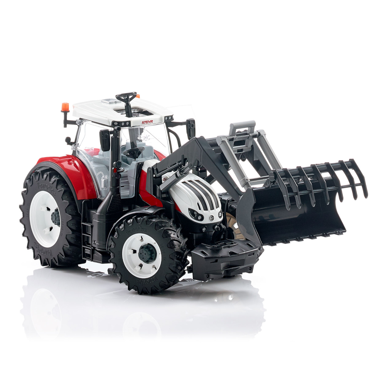 Bruder Traktor Steyr 6300 Terrus CVT s čelním nakladačem - Obrázek 5