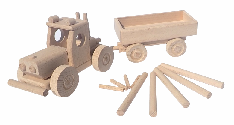 Ceeda Cavity Traktor s vlečkou velký