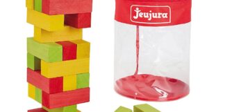 Jeujura Dřevěná Vratká věž velká 36 dílů