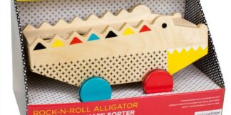 Petit Collage Dřevěný aligátor 2v1