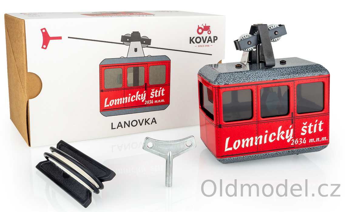 Lanovka červená Lomnický štít