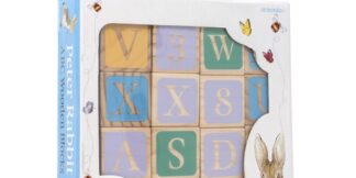 Rainbow Dřevěné obrázkové kostky králíka Petra