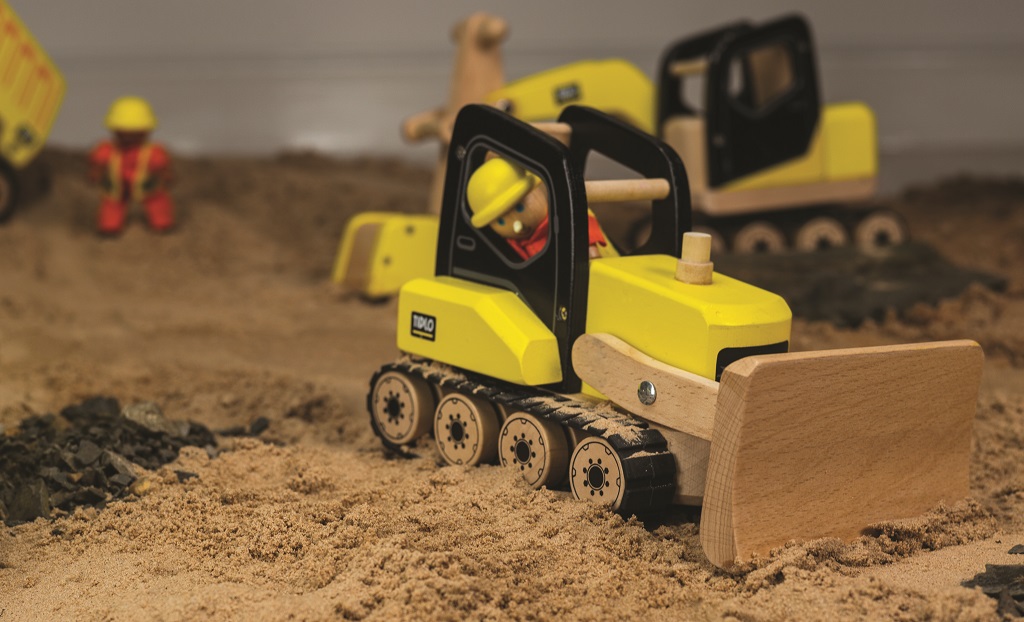 Tidlo Dřevěný buldozér - Obrázek 4