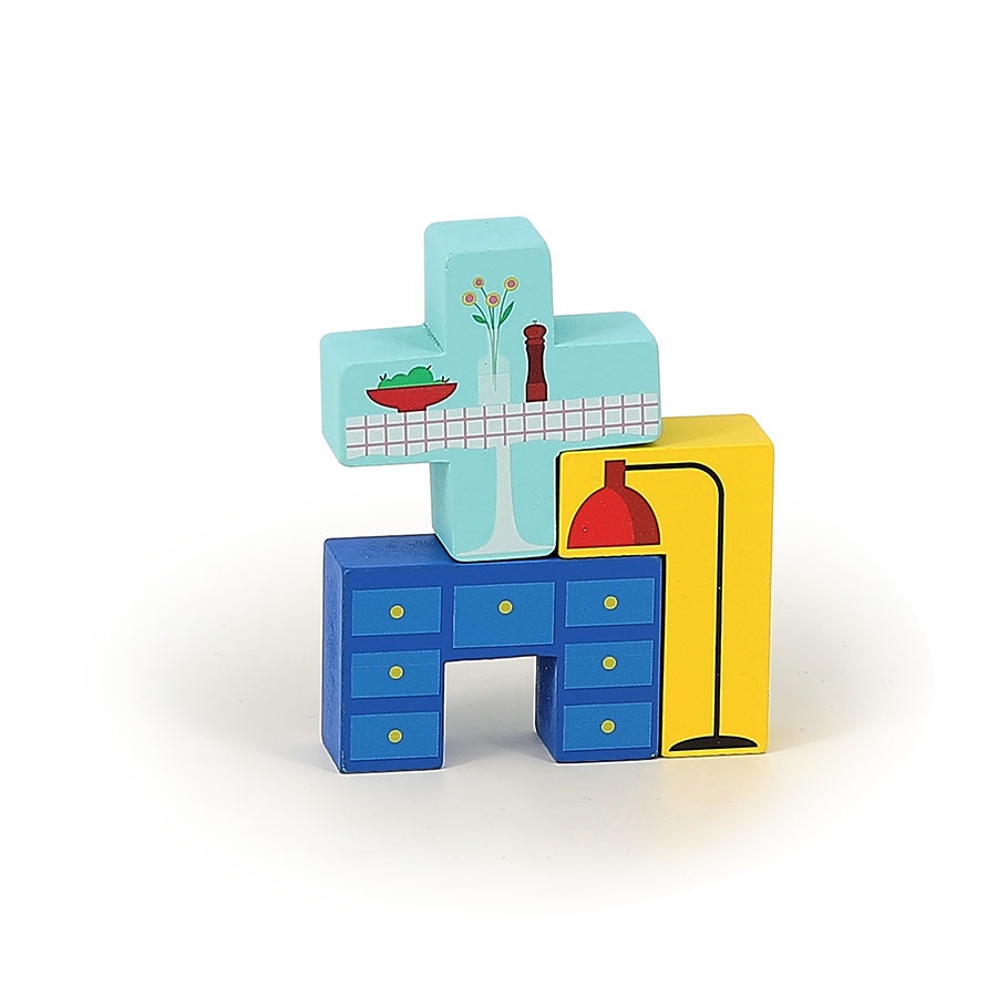 Vilac Dřevěná logická hra Nalož to správně! Stěhováci - Obrázek 4