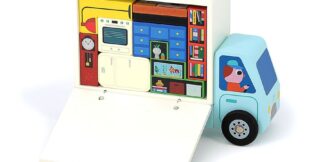 Vilac Dřevěná logická hra Nalož to správně! Stěhováci