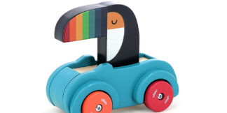 Vilac Dřevěné autíčko s klaksonem Tukan