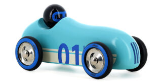 Vilac Dřevěné auto Old Sport Compet tyrkysové