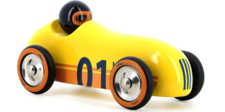 Vilac Dřevěné auto Old Sport Compet žluté