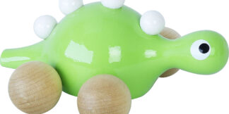 Vilac Dřevěný dinosaurus na kolečkách zelený