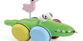 Vilac Tahací krokodýl s plameňákem