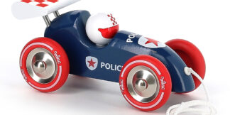 Vilac Tahací závodní auto s křídlem policejní