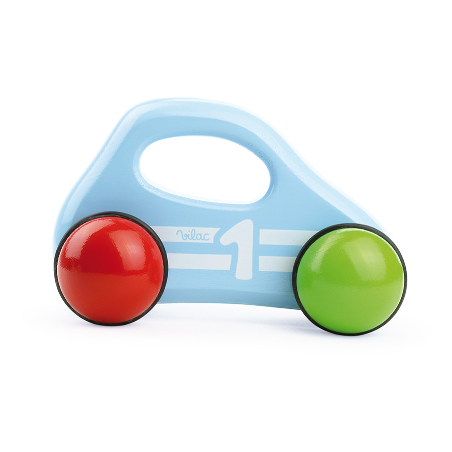 Vilac Závodní auto Brouk modré - Obrázek 3