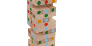 Vratká věž přírodní s puntíky