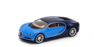 Welly Bugatti Chiron 1:34 modré