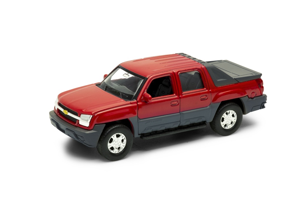 Welly Chevrolet Avalanche 1:34 stříbrný