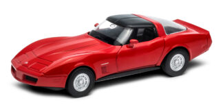 Welly Chevrolet Corvette Coupe (1982) 1:34 červený