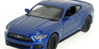 Welly Ford Mustang GT (2015) model 1:34 modrý