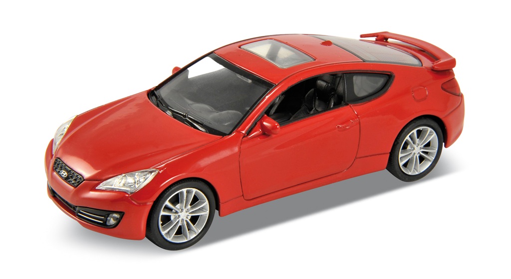 Welly Hyundai Genesis Coupé (2009) 1:34 žlutý