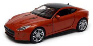Welly Jaguar F-Type Coupe 1:34 tmavě oranžový