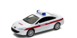 Welly Peugeot Coupe 407 NOTARZT 1:34 bílé