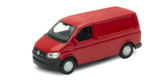 Welly Volkswagen Transporter T6 VAN 1:34 červená
