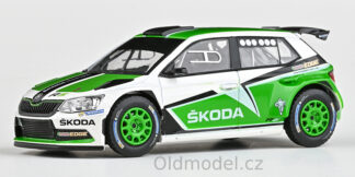 Model autíčka Škoda Fabia III R5 (2015) 1:43 - Škoda Motorsport Design 2016, 143XAB-605T2eg, kovové modely aut Škoda, Oldmodel.cz
