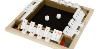 small foot Dřevěná kostková hra Zlatá edice