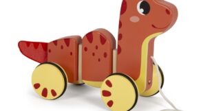 small foot Dřevěná tahací hračka Dino