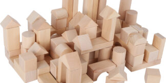 small foot Dřevěné kostky přírodní 100ks