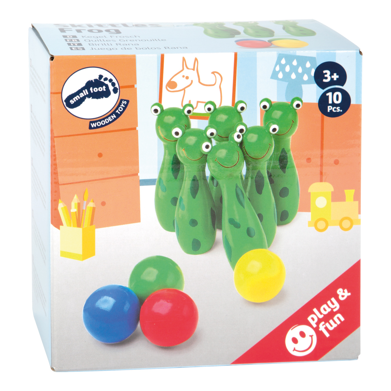 small foot Kuželky žabky - Obrázek 2