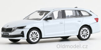 Modely autíček Škoda Octavia IV FL Combi (2024), 1:43 , Bílá Moon Metalíza - 143AB-050EJ, kovové modely aut Škoda, Modely autíček pro každého - Oldmodel.cz