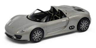 Welly Porsche 918 Spyder (concept) 1:34 stříbrné