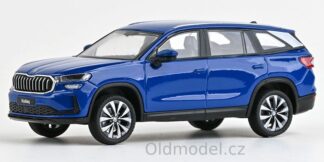 Modely autíček Škoda Kodiaq II (2023) 1:43 - Modrá Energy, 143AB-045MQ, kovové modely aut Škoda, Oldmodel.cz