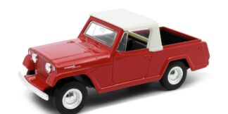 Welly 1967 Jeep Jeepster Commando Pickup model 1:34 bílý